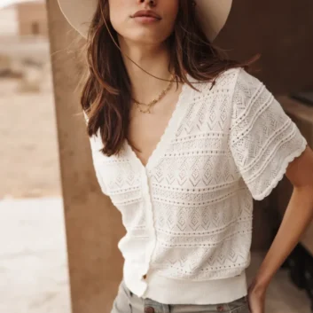 Cardigan pradda White