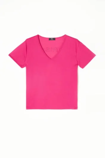 Tee shirt Le temps des cerises Parodia Fuschia – Image 2