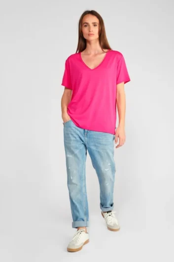 Tee shirt Le temps des cerises Parodia Fuschia