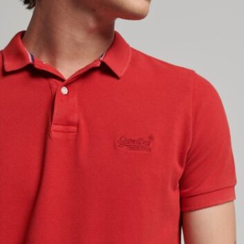 Polo Superdry vint destroy varsity red