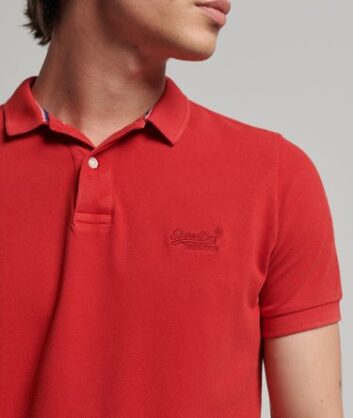 Polo Superdry vint destroy varsity red