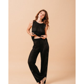 PANTALON MORGANE NOIR