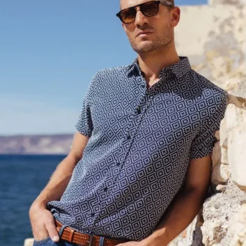 CHEMISE LETOV MARINE