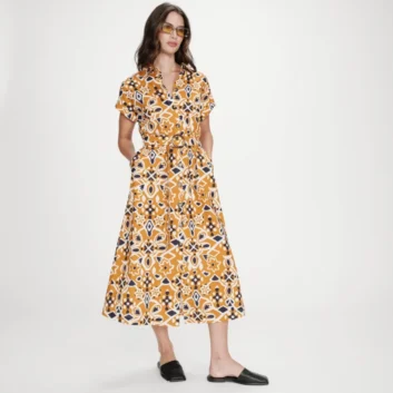 ROBE VIRGINIA COGNAC