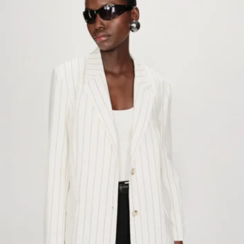 VESTE VELVET WHITE